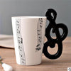 Guitar Ceramic Cup Personality Music Note Milk Juice Lemon Mug Coffee Tea Cup Home Office Drinkware Unique Gift eprolo