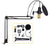 Professional Condenser Audio 3.5mm Wired BM800 Studio Microphone Vocal Recording KTV Karaoke Microphone Mic W/Stand For Computer eprolo