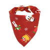 Christmas Pet Dog Bandana Small Large Dog Bibs Towel Scarf Halloween Pumpkin Printing Puppy Pet Grooming Costume Accessories eprolo