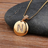 Letter Necklace Gold 26 Letters Charm Necklaces Pendants Copper CZ Jewelry Personalized Necklace eprolo
