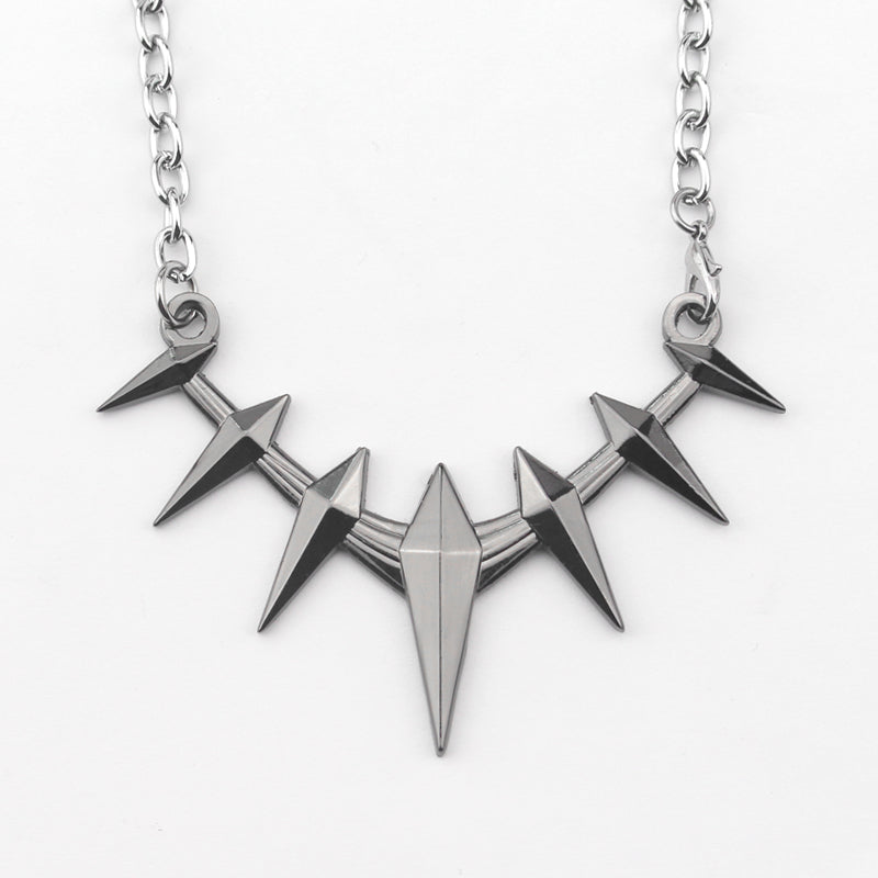 Marvel Black Panther Necklace Mens Pendant Metal Necklace eprolo