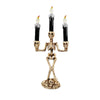 LED Candle Holder 3-arms Skull Skeleton Candle Stand Resin For Home Halloween Party DIY eprolo