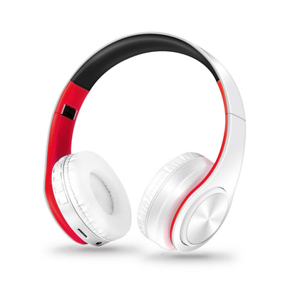 Wireless Bluetooth Headphones Foldable Stereo Headset Music Earphone with Microphone Support TF Card FM Radio AUX eprolo