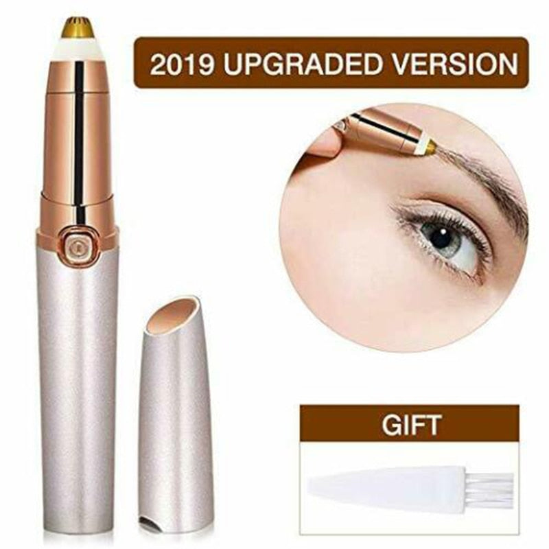 Painless Electric Eyebrow Epilator Pen Lip Face Hair Razor Hair Remover Eyebrow Trimmer Shaver Makeup Cosmetic Tools eprolo