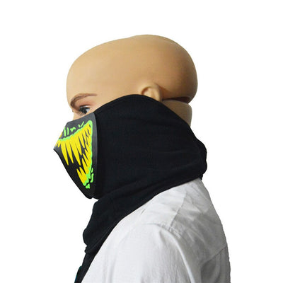 Halloween Led Cold Light Mask Music Sound Control Luminous Party Masks Festival Cosplay Supplies Halloween Accessories eprolo