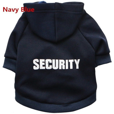 Security Cat Clothes Pet Cat Coats Jacket Hoodies For Cats Outfit Warm Pet Clothing Rabbit Animals Pet Costume eprolo