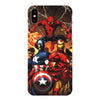 Marvel Avengers Captain America Shield Superhero Case for iPhone 6s 7 8 Plus X 10 XS Max XR Silicone Rubber Cover Ironman coque eprolo