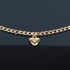 Trendy Women Jewelry Cute Heart Lock Necklace Gold Silver Choker Necklace Pendant On Neck Accessories eprolo