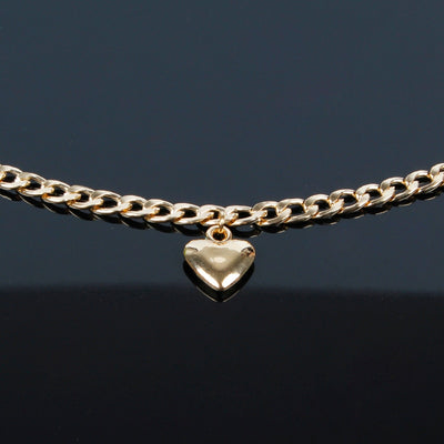 Trendy Women Jewelry Cute Heart Lock Necklace Gold Silver Choker Necklace Pendant On Neck Accessories eprolo