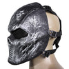 Mask Paintball Full Face Mask Army Games Mesh Eye Shield Mask Halloween eprolo