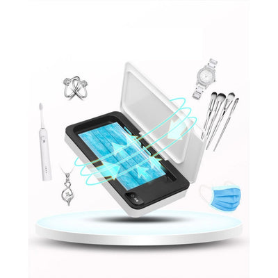 Portable Uv Sterilizer Box Mobile Phone Sanitizer Case For Phone Mice Toothbrush Mask Sterilization Box 1 Set eprolo