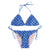 Fish Scales Print Ruffle Strap Side Tied Low Waist Bikini Set for Women Hypersku