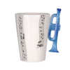 Guitar Ceramic Cup Personality Music Note Milk Juice Lemon Mug Coffee Tea Cup Home Office Drinkware Unique Gift eprolo