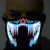 Halloween Led Cold Light Mask Music Sound Control Luminous Party Masks Festival Cosplay Supplies Halloween Accessories eprolo