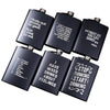 Mini Portable 8OZ Hip Flask Stainless Steel Bottle Lot Black Matte Does Not Fade Flask for Alcohol Rum Whiskey Best Men Gift Set eprolo