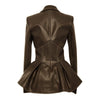 Women Jacket Black Gothic Faux Leather PU Jacket Women Winter Spring Motorcycle Jacket Black Faux Goth Leather Coats eprolo
