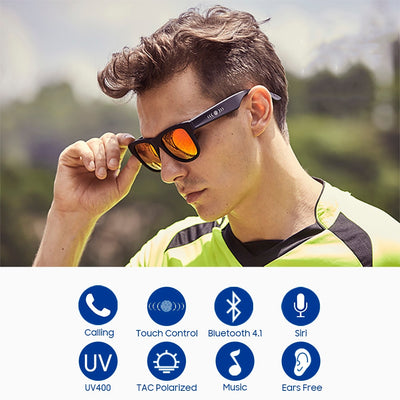 VIVIBEE Bone Conduction Sunglasses Music Zungle 2019 Trending Products Smart Men Bluetooth Women Polarized Audio Sun Glasses eprolo