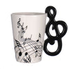 Guitar Ceramic Cup Personality Music Note Milk Juice Lemon Mug Coffee Tea Cup Home Office Drinkware Unique Gift eprolo