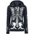 Gothic Hoodies Women Halloween Skull Theme Pullover Sweatshirts