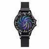Women Magnet Buckle Rotating Watch Luxury Ladies Stainless Steel Quartz Watch Clock Relogio Feminino eprolo