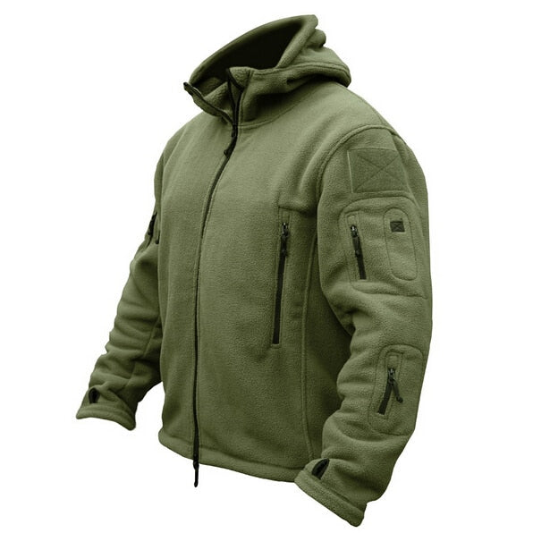 Military Man Fleece Tactical Softshell Jacket Polartec Thermal Polar Hooded Outerwear Coat Army Clothes eprolo