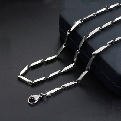 Titanium Steel Necklace Melon Chain Stainless Steel Chain Men And Women Necklace eprolo