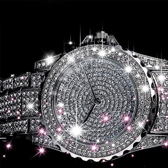 Women Quartz Watch Casual Ladies Watch Female Quartz Gold Watch Crystal Diamond For Women Clock eprolo