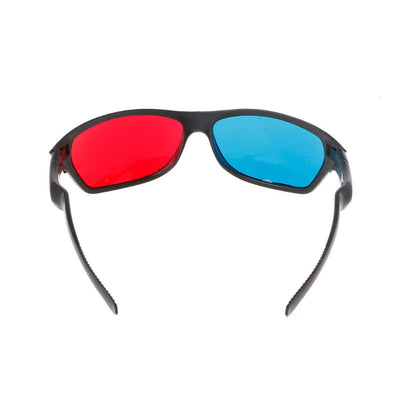 3D Glasses Universal White Frame Red Blue Anaglyph 3D Glasses For Movie Game DVD Video TV eprolo