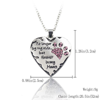 Cats Dogs Paws Claw Print Necklace eprolo