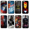 Marvel Avengers Captain America Shield Superhero Case for iPhone 6s 7 8 Plus X 10 XS Max XR Silicone Rubber Cover Ironman coque eprolo