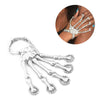 Halloween Props Gift Fun Nightclub Party Punk Finger Bracelet Gothic Skull Skeleton Bone Hand Finger Bracelet eprolo