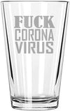 Alankathy Mugs Corona Virus Coronavirus Covid 19 covid-19 glass (16 OZ PINT BEER GLAS)