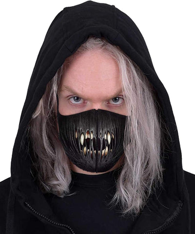 Spiral - First Bite - Fashion Face Mask Black