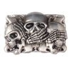 Western Skull Square Belt Buckle eprolo