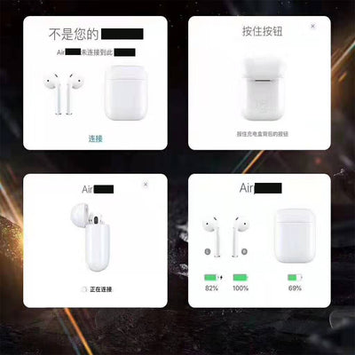 New i9000 tws matte black smart Bluetooth earphones with QI wireless charging 6D heavy bass black earbuds PKi200 i500 i10000 tws eprolo