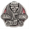 Bad to bone skull head Belt buckle eprolo