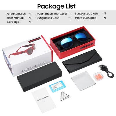 VIVIBEE Bone Conduction Sunglasses Music Zungle 2019 Trending Products Smart Men Bluetooth Women Polarized Audio Sun Glasses eprolo