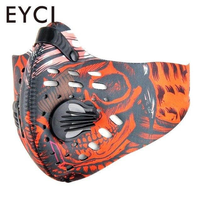 Men/Women Activated Carbon Dust-proof Cycling Face Mask Anti-Pollution Bicycle Bike Outdoor Training mask face shield eprolo