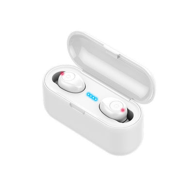 Wireless Earphone Bluetooth V5.0 F9 TWS Wireless Bluetooth Headphone LED Display With 2000mAh Power Bank Headset With Microphone eprolo