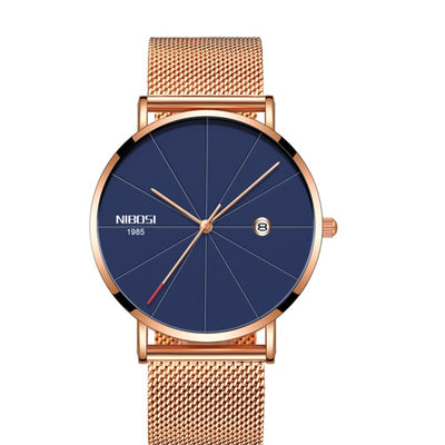 NIBOSI Ultra Thin Fashion Men Watch Top Luxury Brand Business Quartz Watches Waterproof Sports Watch eprolo