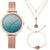 Stardust Watch Women Necklace Bracelet Set (3PCS/Set) Women's Watches Stainless Steel Mesh Starry Sky Quartz Female Wrist Watch eprolo