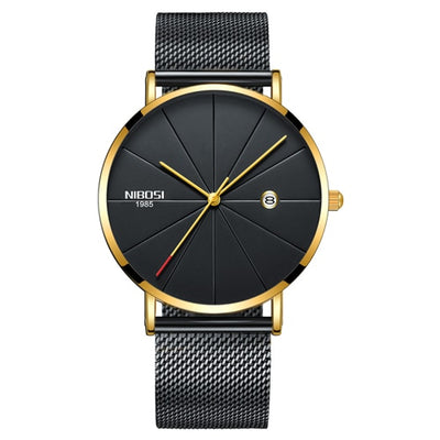 NIBOSI Ultra Thin Fashion Men Watch Top Luxury Brand Business Quartz Watches Waterproof Sports Watch eprolo