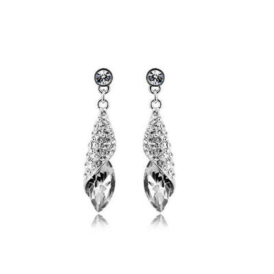 Austrian element Crystal Necklace Earrings Jewelry Sets eprolo