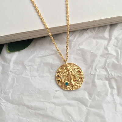 Artilady 12 Zodiac Necklace Pendant necklace Gold Constellation Necklace for Women Jewelry Party Gift eprolo