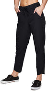 RBX Active Women's Relaxed Fit Lightweight Quick Drying Stretch Woven Pants with Pockets