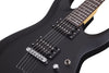 Schecter 430 C-6 Deluxe Solid-Body Electric Guitar, Satin Black Brand: Schecter