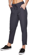 RBX Active Women's Relaxed Fit Lightweight Quick Drying Stretch Woven Pants with Pockets