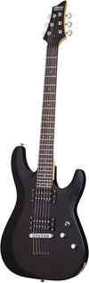 Schecter 430 C-6 Deluxe Solid-Body Electric Guitar, Satin Black Brand: Schecter