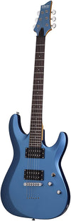 Schecter 430 C-6 Deluxe Solid-Body Electric Guitar, Satin Black Brand: Schecter