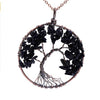 Crystal Natural Stone Tree Necklace eprolo